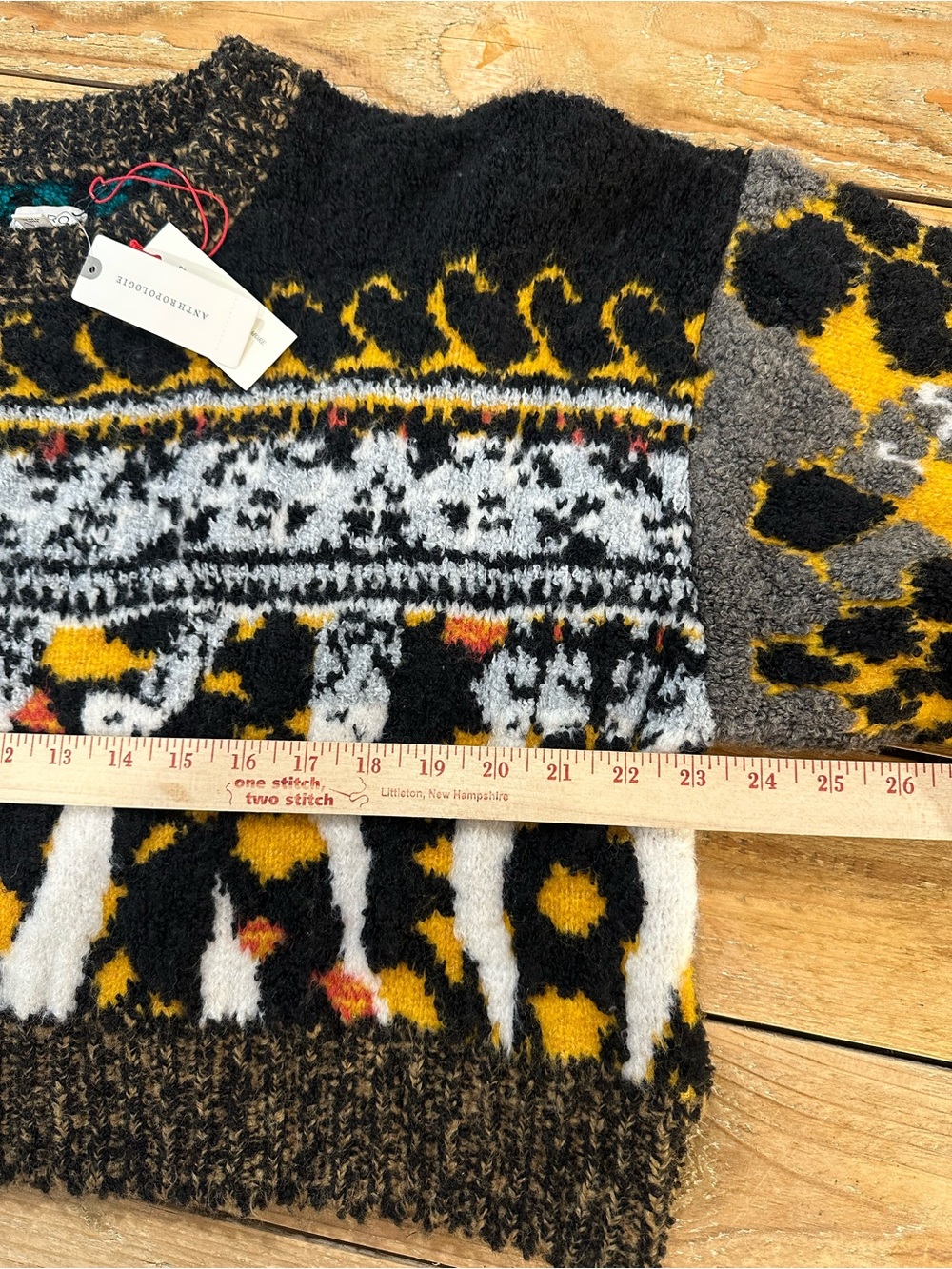 Anthropologie Pilcro Italian Yarn Chunky Knit Sweater Small NWT - Picture 14 of 15
